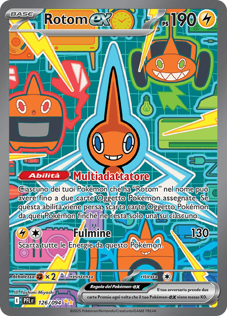 126-094 Rotom ex Alternative Art PFL Fiamme Spettrali ITA NM