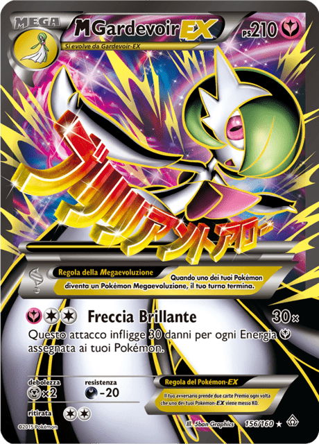 156-160 M Gardevoir Ex PRC Scontro Primordiale ITA PLAYED
