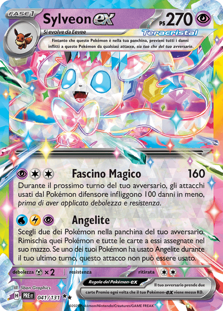 041-131 Sylveon ex PRE Evoluzioni Prismatiche ITA NM