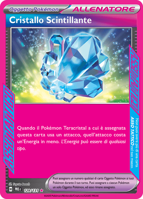129-131 Cristallo Scintillante Holo PRE Evoluzioni Prismatiche ITA NM