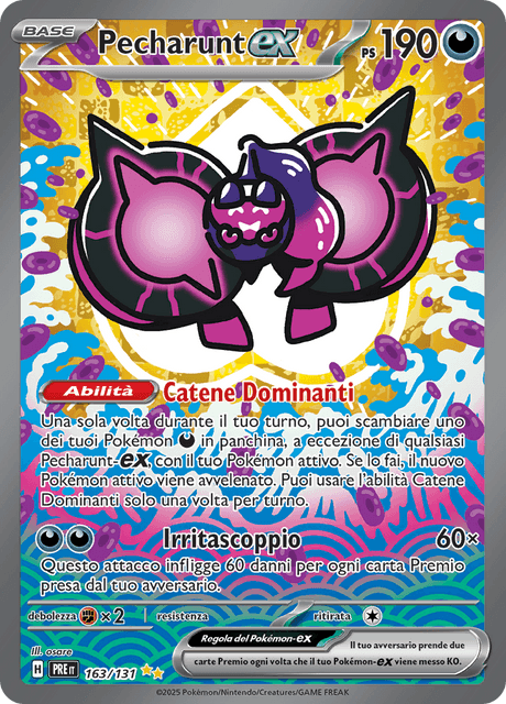 163-131 Pecharunt ex Alternative Art PRE Evoluzioni Prismatiche ITA NM