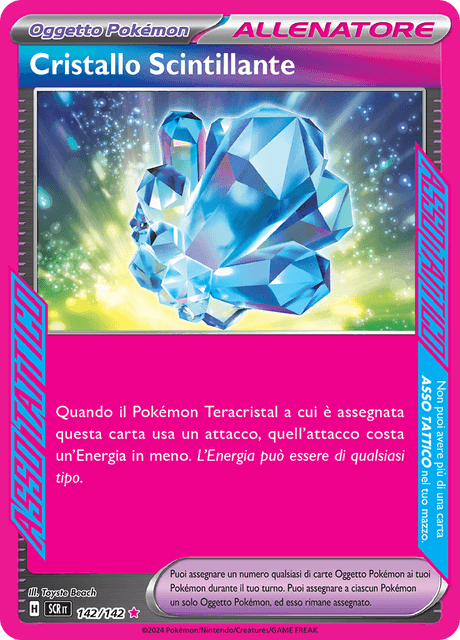 142-142 Cristallo Scintillante Holo SCR Corona Astrale ITA NM