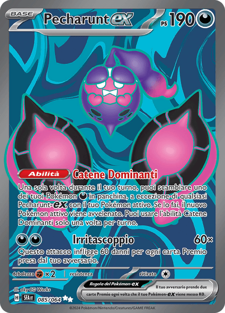 085-064 Pecharunt ex Full Art SFA Segreto Fiabesco ITA NM