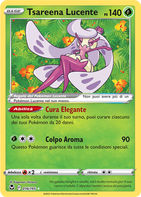 016-195 Tsareena Lucente SIT Tempesta Argentata ITA NM