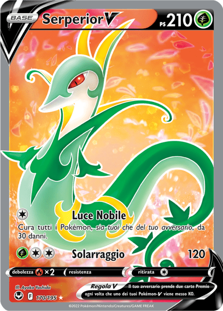 170-195 Serperior V Full Art SIT Tempesta Argentata ITA NM