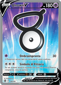176-195 Unown V Full Art  SIT Tempesta Argentata ITA NM