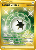 215-195 Energia Difesa V Gold Rara Segreta SIT Tempesta Argentata ITA NM