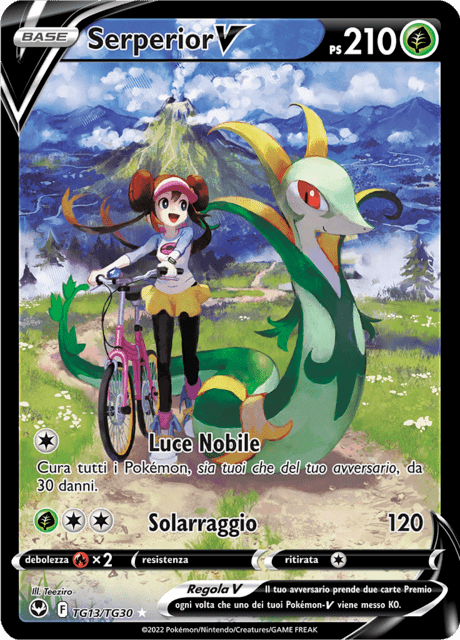228-195 TG13-TG30 Serperior V Trainer Gallery SIT Tempesta Argentata ITA NM