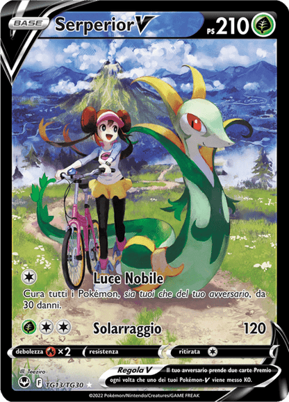 TG13-TG30 Serperior V Trainer Gallery SIT Tempesta Argentata ITA NM