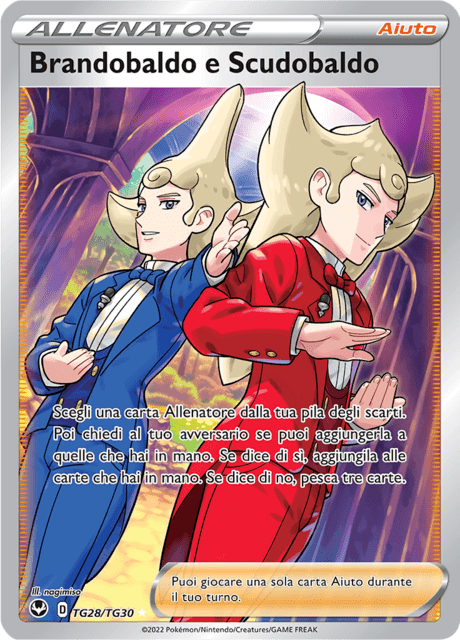 243-195 TG28-TG30 Brandobaldo e Scudobaldo Trainer Gallery SIT Tempesta Argentata ITA NM