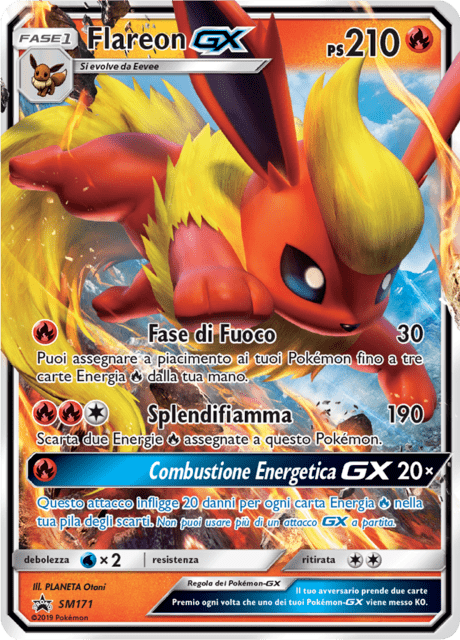 Promo SM171 Flareon GX ITA NM