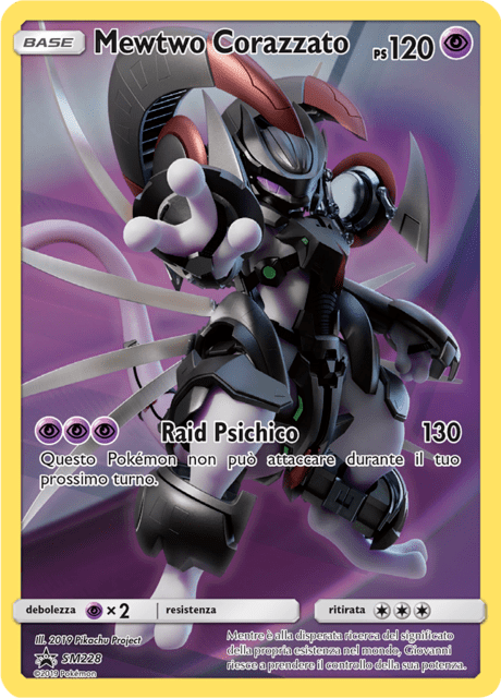 Promo SM228 Mewtwo Corazzato ITA POOR