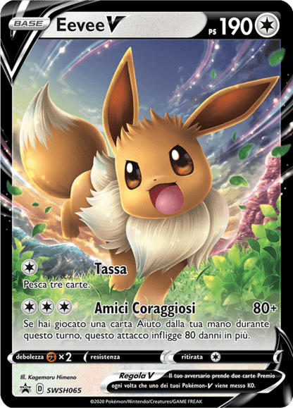 Promo SWSH065 Eevee V Promo Spada e Scudo  ITA NM