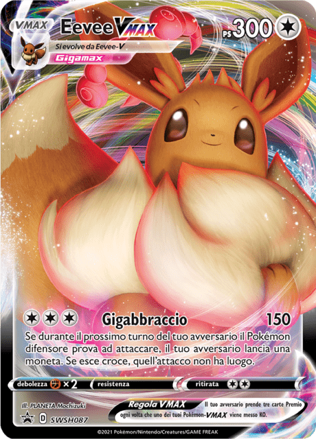 Promo SWSH087 Eevee VMAX ITA NM