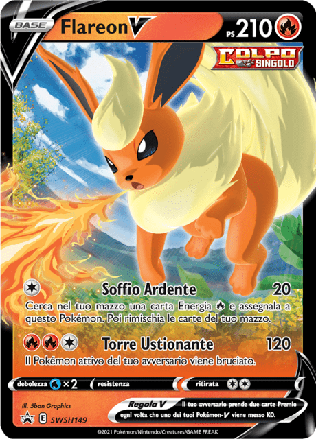 Promo SWSH149 Flareon V ITA NM