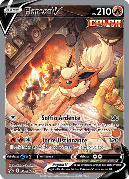 Promo SWSH179 Flareon V Alternative Art ITA PLAYED