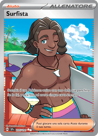 235-191 Surfista Full Art SSP Scintille Folgoranti ITA NM
