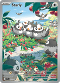 221-198 Starly Illustrazione Rara SVI Scarlatto e Violetto ITA NM