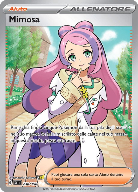 238-198 Mimosa Full Art SVI Scarlatto e Violetto ITA NM