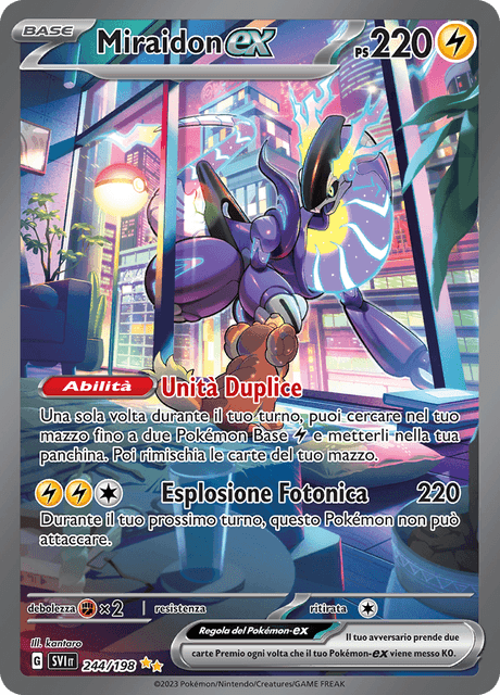 244-198 Miraidon ex Alternative Art SVI Scarlatto e Violetto ITA NM