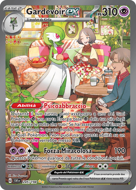 245-198 Gardevoir ex Alternative Art SVI Scarlatto e Violetto ITA EXCELLENT