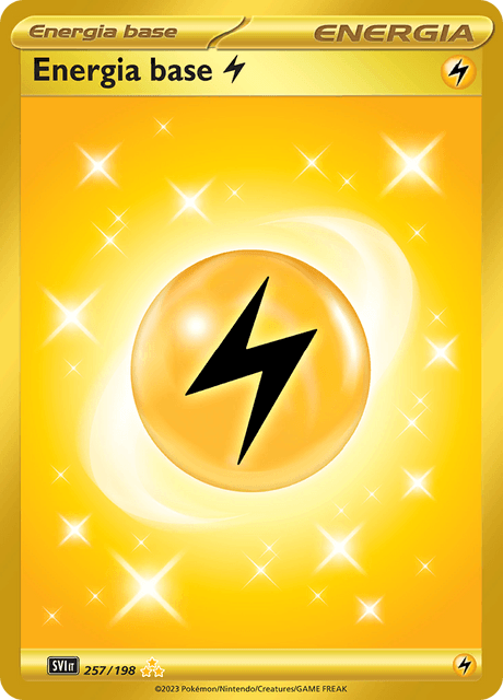 257-198 Energia Elettro Gold Rara Segreta SVI Scarlatto e Violetto ITA NM
