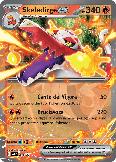 Promo SVP034 Skeledirge ex ITA NM