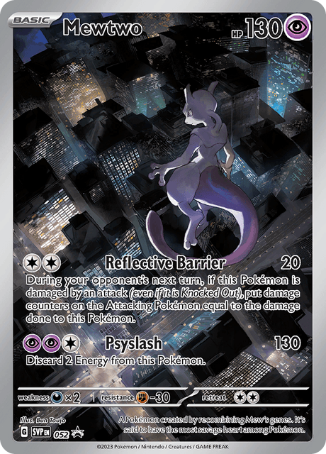 Promo SVP052 Mewtwo Illustrazione Rara ENG NM