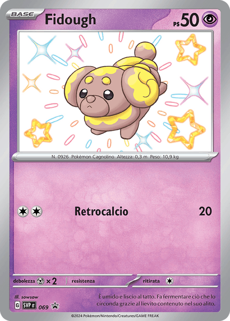 Promo SVP069 Fidough Shiny ITA NM