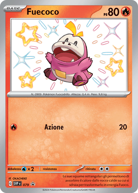 Promo SVP079 Fuecoco Shiny ITA NM