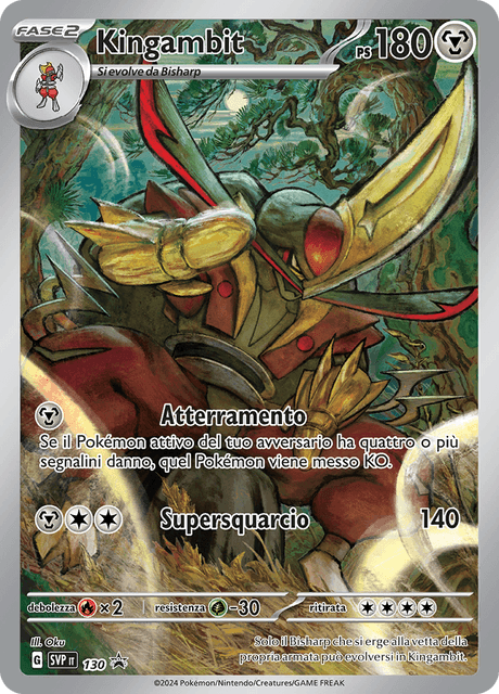 Promo SVP130 Kingambit Illustrazione Rara ITA NM