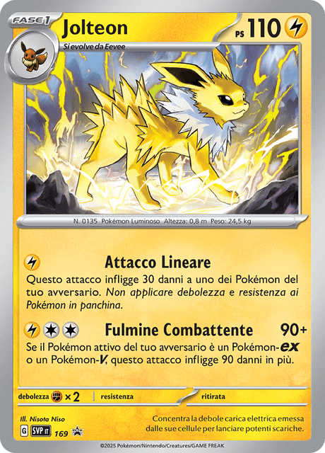 Promo SVP169 Jolteon Holo ITA NM
