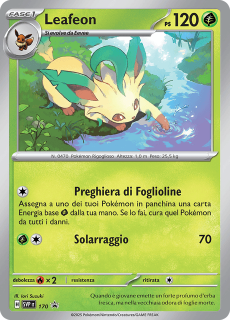 Promo SVP170 Leafeon Holo ITA NM