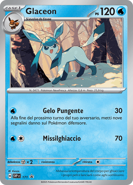 Promo SVP171 Glaceon Holo ITA NM