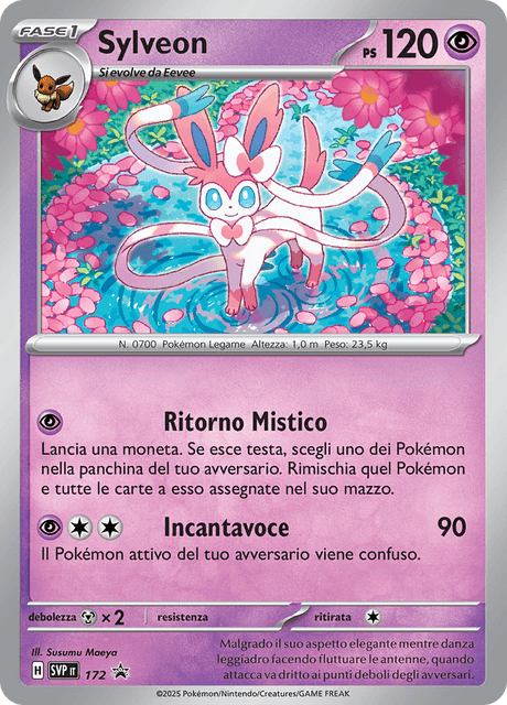 Promo SVP172 Sylveon Holo ITA NM