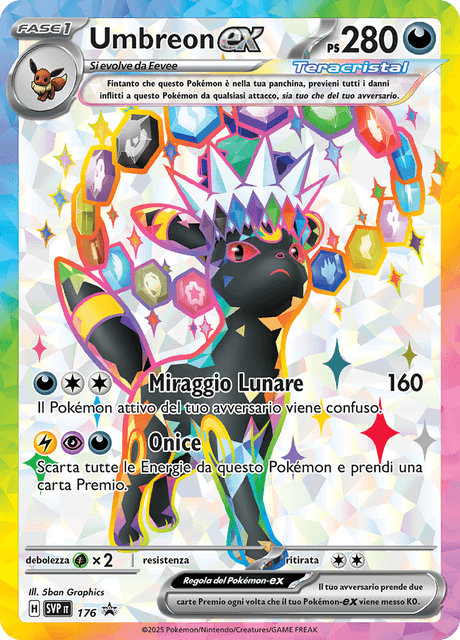 Promo SVP176 Umbreon ex Teracristal ITA NM