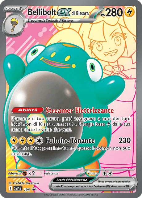 Promo SVP194 Bellibolt Di Kissara ex Full Art ITA NM