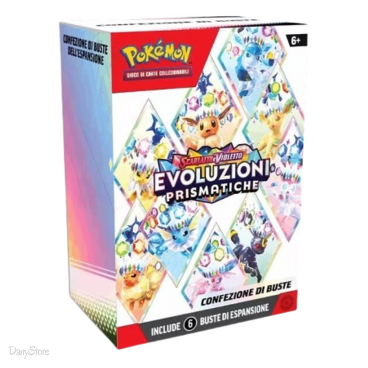 Scarlatto e Violetto Evoluzioni Prismatiche Bundle da 6 Buste 10 Carte ITA