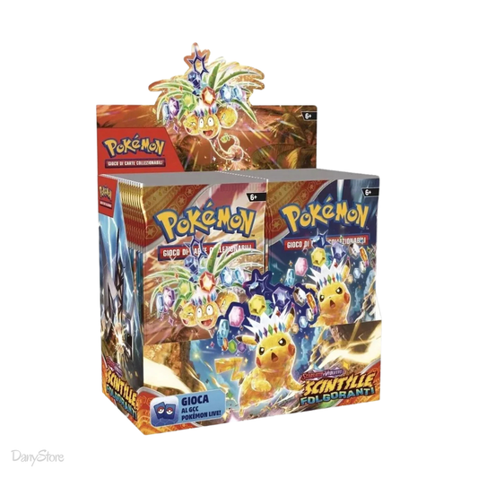 Scintille Folgoranti Box Display 36 Buste Pokémon ITA