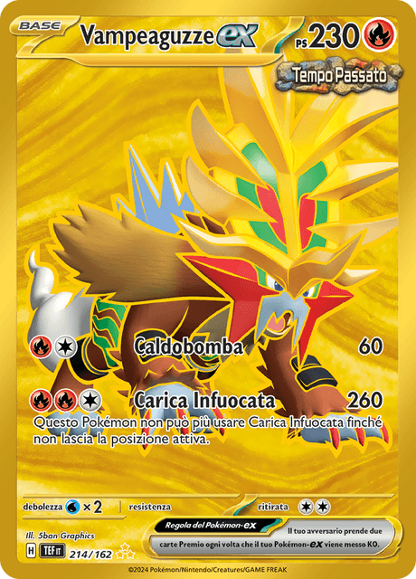 214-162 Vampeaguzze ex Gold Rara Segreta TEF Cronoforze ITA NM