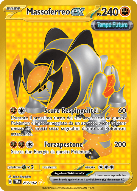 217-162 Massoferreo ex Gold Rara Segreta TEF Cronoforze   ITA NM