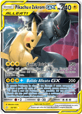 033-181 Pikachu e Zekrom GX Alleati TEU Gioco DI Squadra ITA LIGHT PLAYED