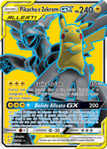 162-181 Pikachu e Zekrom GX Alleati Full Art TEU Gioco DI Squadra  ITA NM