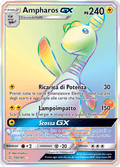 185-181 Ampharos GX Rara Segreta TEU Gioco DI Squadra  ITA EXCELLENT