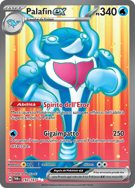 193-167 Palafin ex Full Art TWM Crepuscolo Mascherato ITA NM