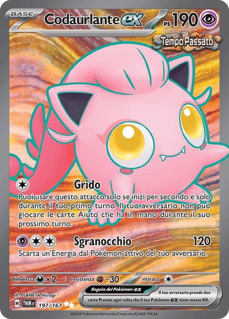 197-167 Codaurlante ex Full Art Full Art TWM Crepuscolo Mascherato ITA NM