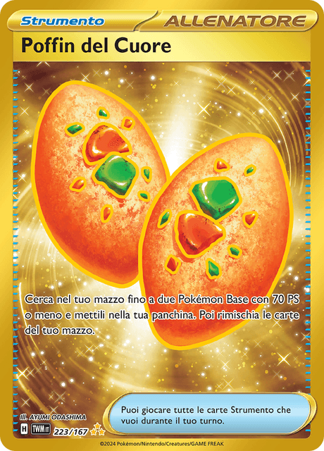 223-167 Poffin Del Cuore Gold Rara Segreta TWM Crepuscolo Mascherato ITA NM