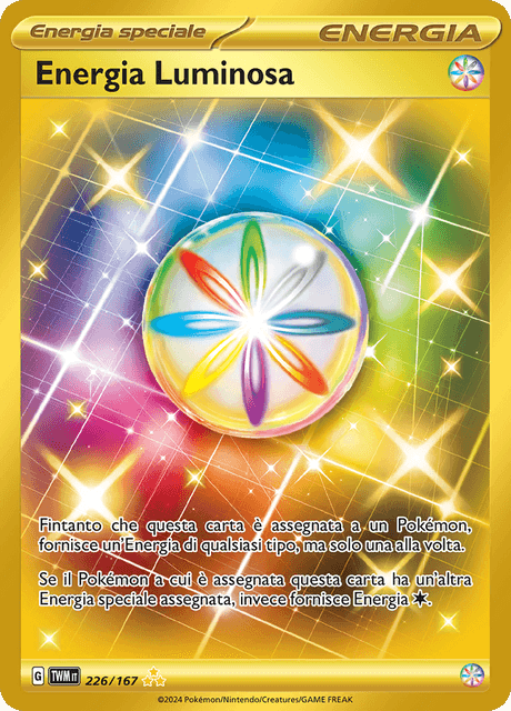 226-167 Energia Luminosa Gold Rara Segreta TWM Crepuscolo Mascherato ITA NM
