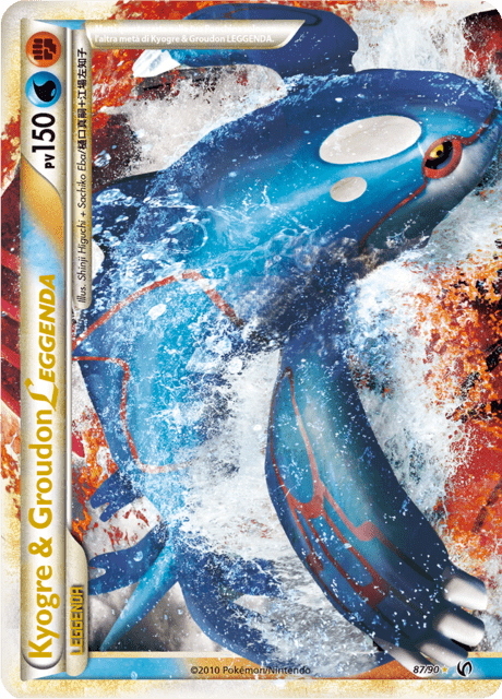 87-90 Kyogre & Groudon LEGGENDA UD Senza Paura ITA PO