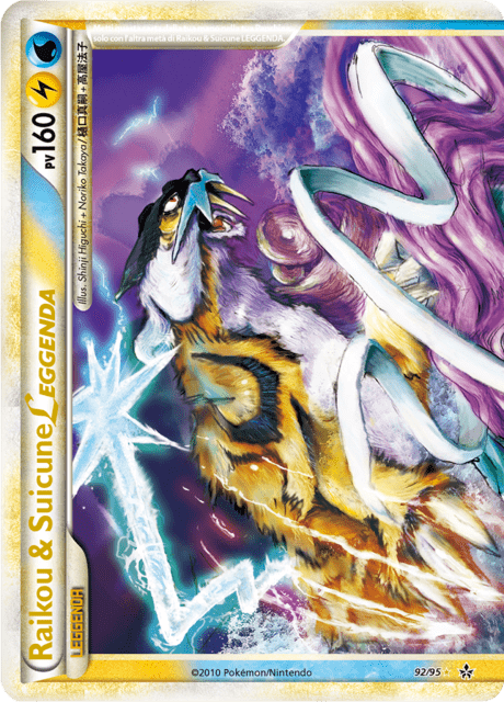 92-95 Raikou & Suicune LEGGENDA UL Forze Scatenate ITA PO